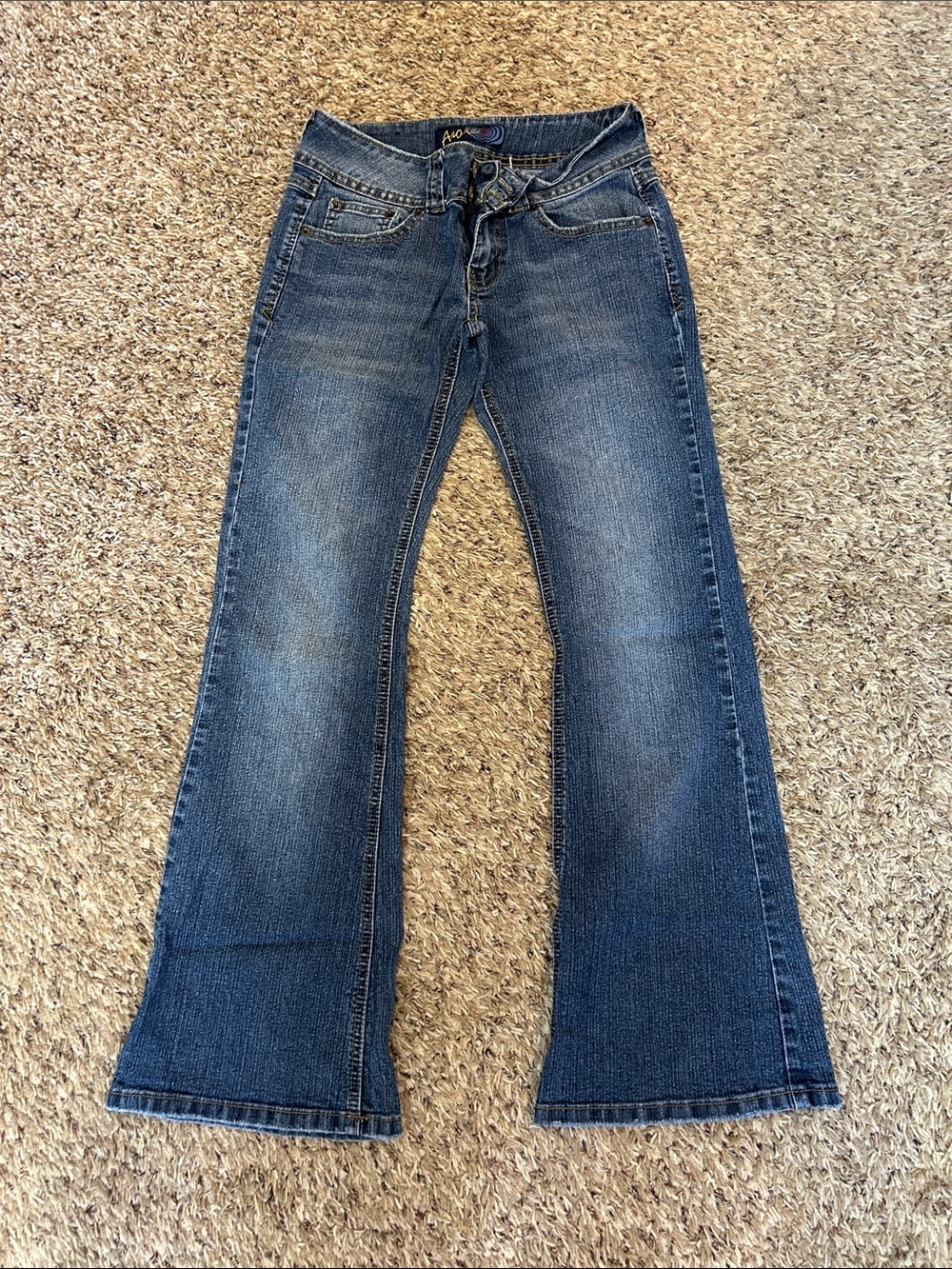 Angels Dark Blue Flare Jeans